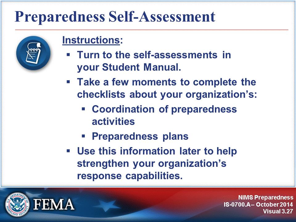 Instructors: Turn to the self-assessments in your Student Manual.