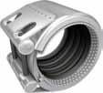 16 STRAUB-COMBI-GRIP Pull out resistant pipe coupling for transitions from plastic to metal piping Diameter 38.0/40.0 to 159.0/160.