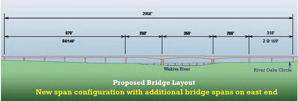 Wekiva River Bridge - Layout Existing Bridge Removal New Bridge: 60-foot