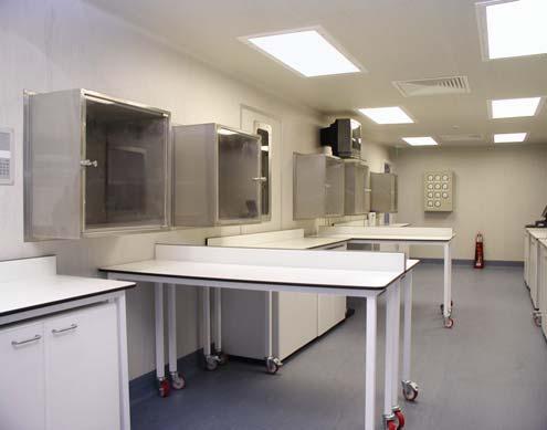 sections, kitted out at Envair s factory and delivered to site for immediate occupation 10 Cleanrooms
