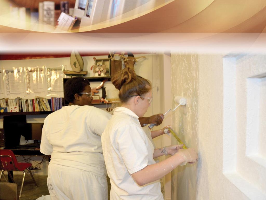 The Painting and Decorating course includes careers in the painting trade, identifying surface/substrate materials and