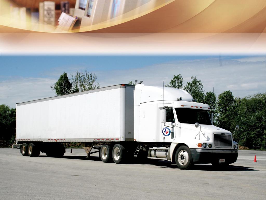 The Truck Driving course includes control systems, vehicle