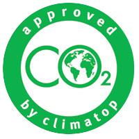 The label approved by climatop Climatop labels products which are more climate-friendly in comparison with comparable products.