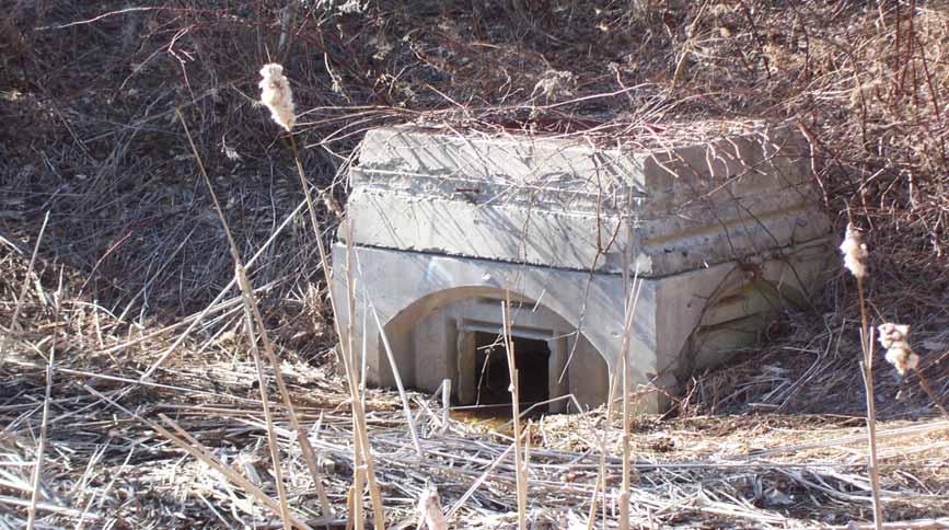 Small Stormwater Basin Outlet