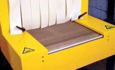 taut and neatly Alternative sizes available for tunnel opening Turntable Roller conveyor KT-1000 operating panel Our shrink tunnels, like all our machines, are designed with user-friendliness in mind.