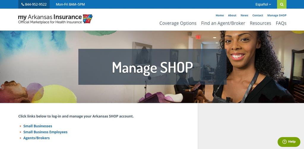 Create a User Account 3: Create a User Account To begin using the SHOP Employer Portal, you must create a user account to register your small business.