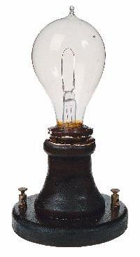 The first light bulb