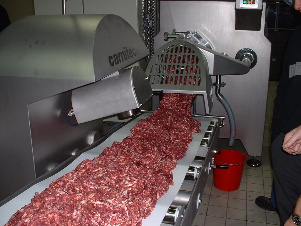 Fat content in ground meat Example of on-line system Source: NDC