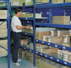Recognised for its versatility System Shelfplan is a high quality long span shelving system.