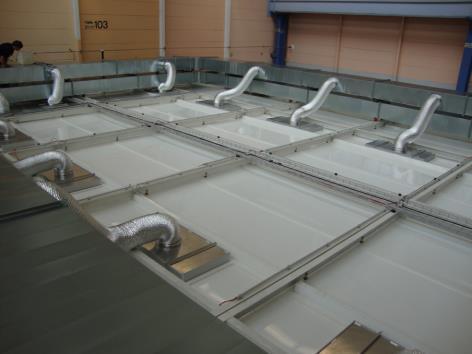Driven by EC Ventilators we control the temperature and humidity of the air.