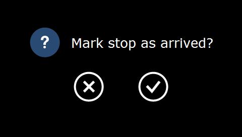 Triggering of stops will either be undertaken manually using the status button options at the top of the job stops screen, or automatically by Geofences associated to the job (autostatusing).