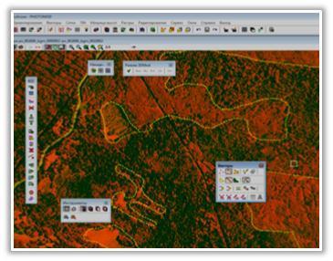 Making GIS data base Digital aerial survey (Vision Map A3, Israel) Making orthophoto plan and