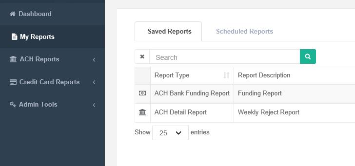 How to save Reports Each of the above reports can be saved for future use without having to choose settings each time. Click on Save Settings and the following pop up box will appear.