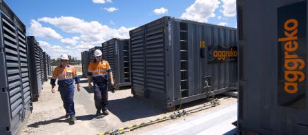 Proposed Activities Aggreko is establishing 110 MW of temporary standby emergency power supply to be produced by 105 diesel-fired engines Each diesel engine is contained in its own shipping container
