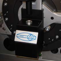 the sample on a Chi circle for a range of +/- 5 with an angular resolution of 0.8 m and a velocity up to 4 /s.