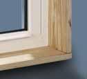Optional wood jamb extender available in either