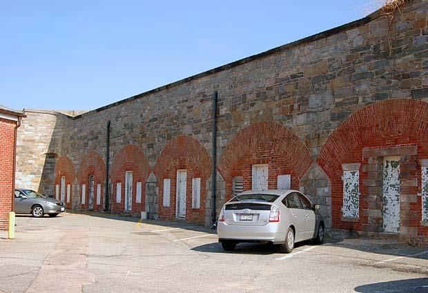 STORAGE CASEMATE Old Bakery Casemates DATE OF CONSTRUCTION Circa 1823 ARCHITECTURAL STYLE Defense Structure HEIGHT AND AREA One story; 7,800 square feet USE (ORIGINAL / CURRENT) Gun