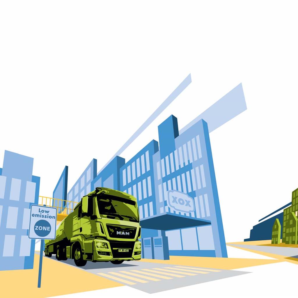 4 Transportation and Energy Solutions for the Future Megatrend: Urbanization Freight Transportation in Megacities MAN TGS TS Euro VI ultra-light semitrailer tractor Efficiency benefits: fuel savings