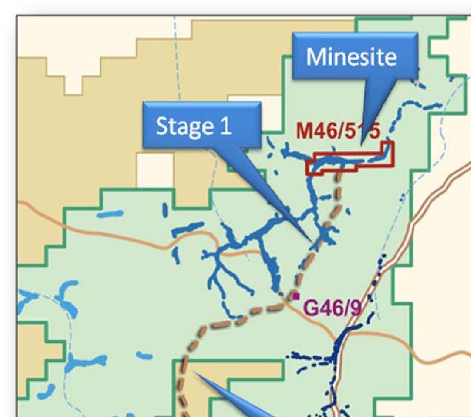 Approval has been received for the Project Management Plan for Stage 2 (central haul road) and Stage 3 (southern haul road) with the Mining Proposals and Clearing Permits currently being assessed by