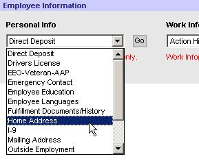 Home Address Your HR office most likely entered your home address and phone number when you were hired; however, you should check it
