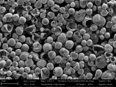 DEPOSITION PROCEDURE Production of source metal particles by PSP and EEC Spherical metal