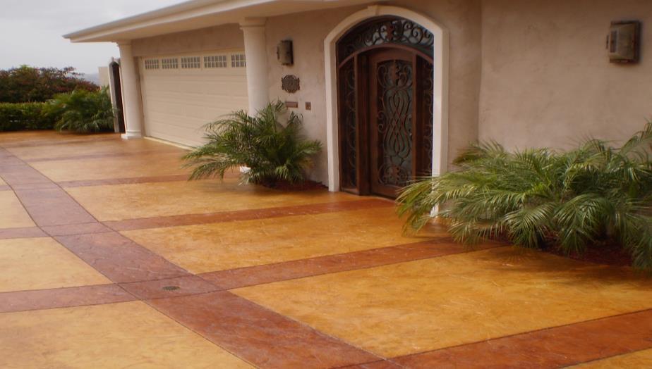 WATER-BASED CONCRETE STAIN WATER-BASED NON-TOXIC Our concrete stain colors vary from bright to natural earth tones. Dilutions of black are commonly used to produce an array of greys.