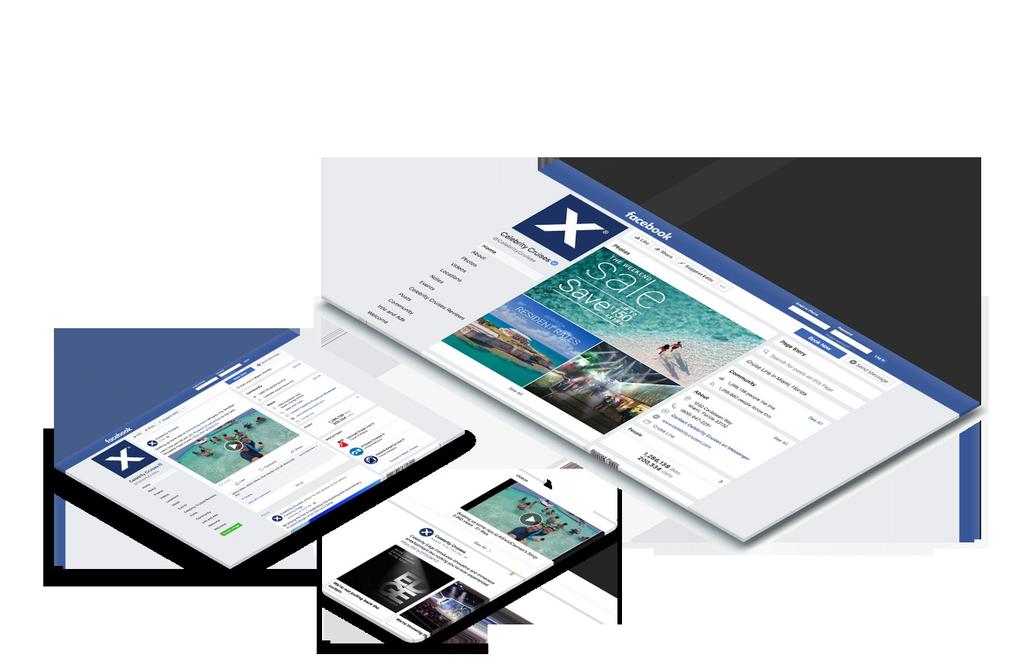 14 SPOTLIGHT Celebrity Cruises Expertly Navigates Facebook Video By aggressively investing in organic and paid video, Celebrity