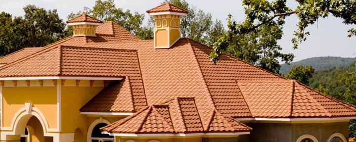Barrel Vault Gerard Barrel Vault panel replicates the appearance of traditional Spanish tile roofs without