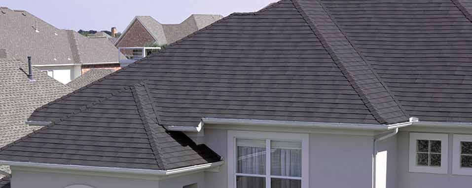 Asphalt and composite shingles break down from the sun s powerful ultraviolet rays causing