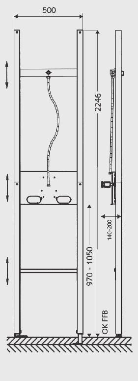 standard bidets Angle valve connection