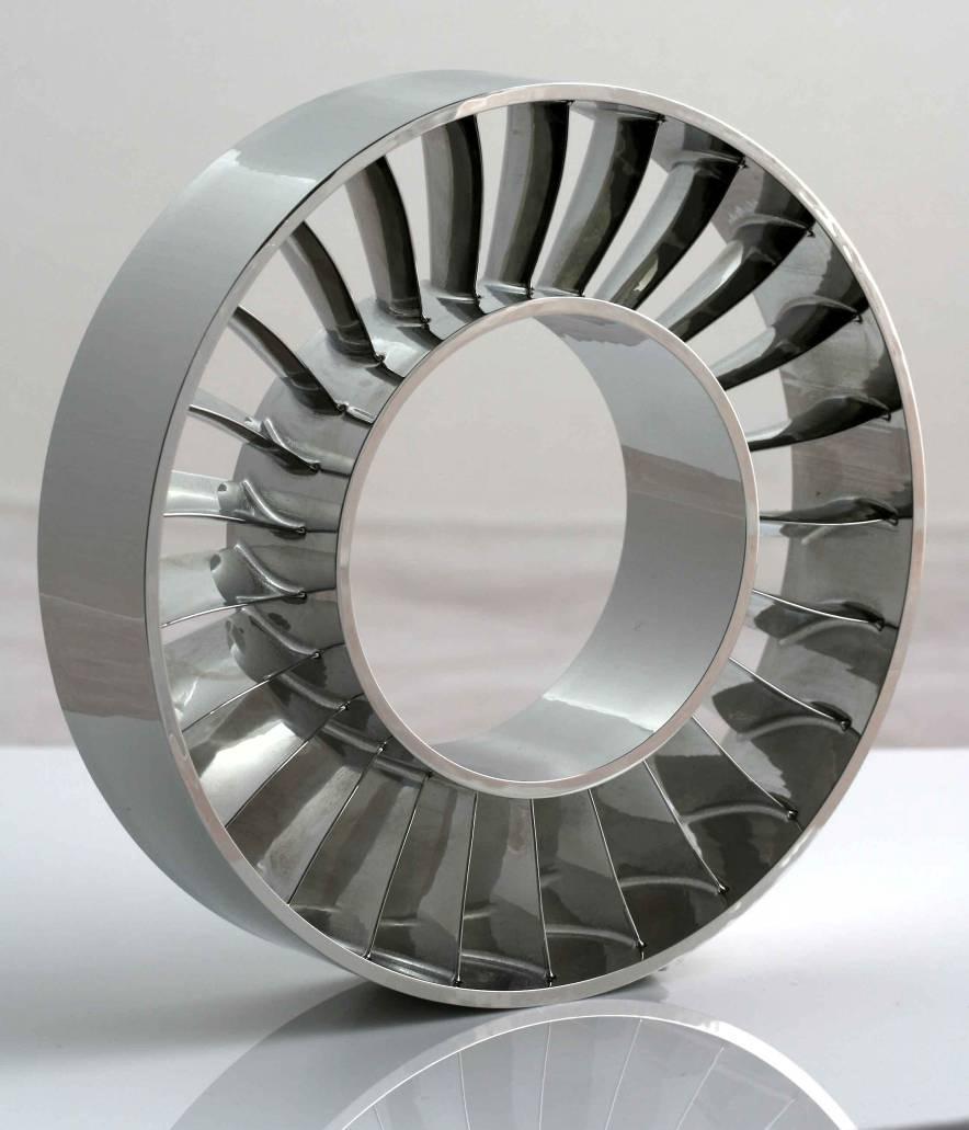 Aerospace application Stator Ring Material: Cobalt chrome Dimensions: dia160mm x H60mm Layer thickness: 40micron