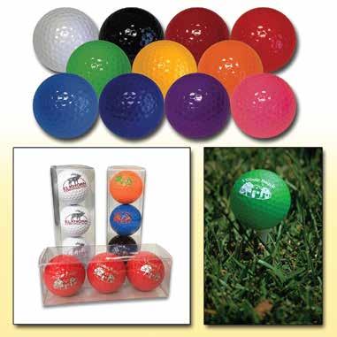 Non-Branded Golf Balls White PGB#600 Black PGB#610 Dark Red PGB#620 Red PGB#625 Production Time: 7-10 work days after art proof approval. Minimum Quantity: 10 dozen.