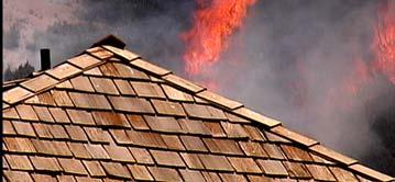 6 PRoteCt your PRoPeRty from wildfire design also play an important role. take a careful look at your roof.