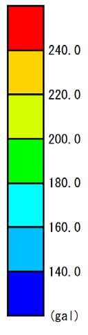 9 m Arc of minimum safety factor according to seismic coefficient method Minimum safety factor 0.787 Sliding amount 20.
