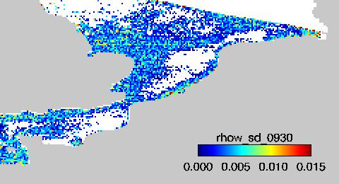 Data processing (III): SEVIRI noise Temporal smoothing of SEVIRI 5 image mean standard deviation