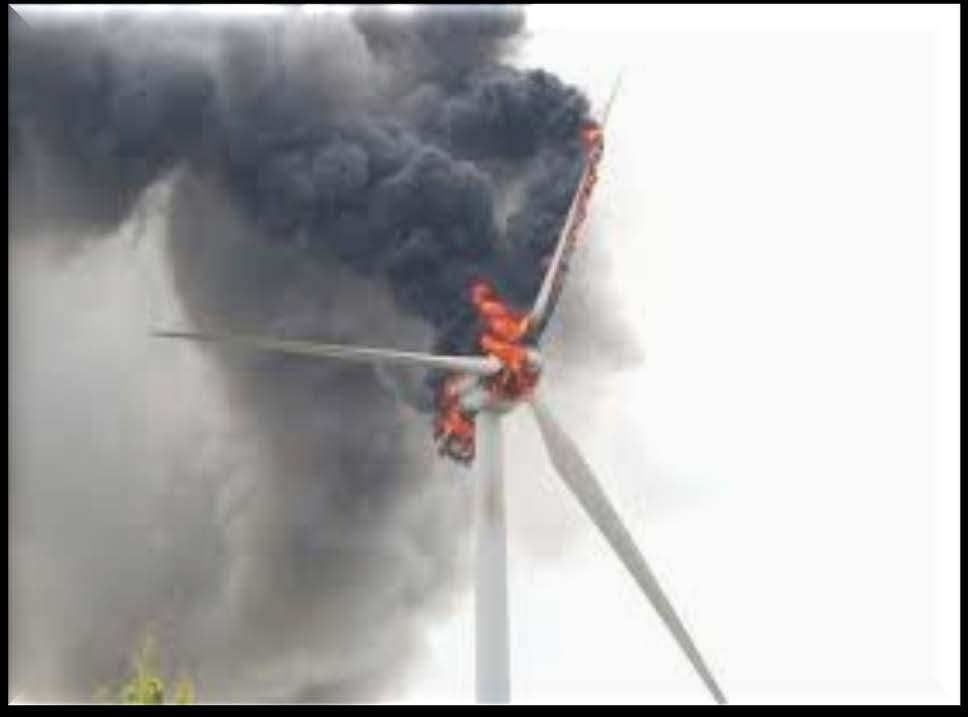 Other Energy Accidents: Wind Windmill on fire in