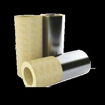 ROCKWOOL PREFABRIC PIPE Product information: Available in two types: uncoated, and coated with aluminum foil.