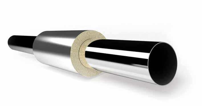 When used for the insulation of cold pipes, all joints and connections must be sealed using aluminum foil tape for tightness in order to prevent water vapor.