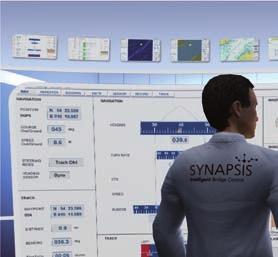 The workstations are tailored to integrate (chart-) radar, ECDIS, conning and optional further