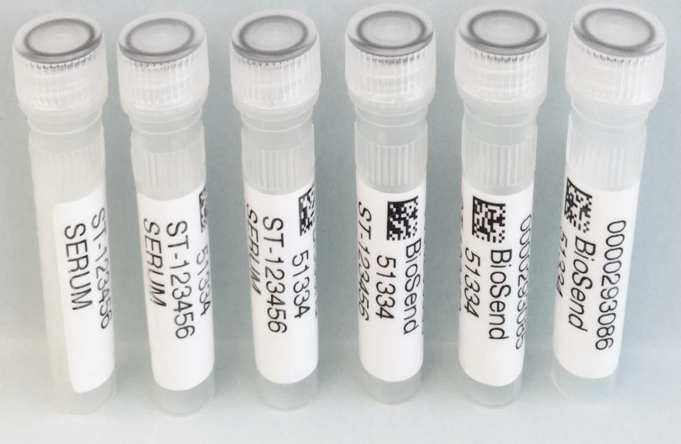 Collection and Aliquot Tube Label Collection and