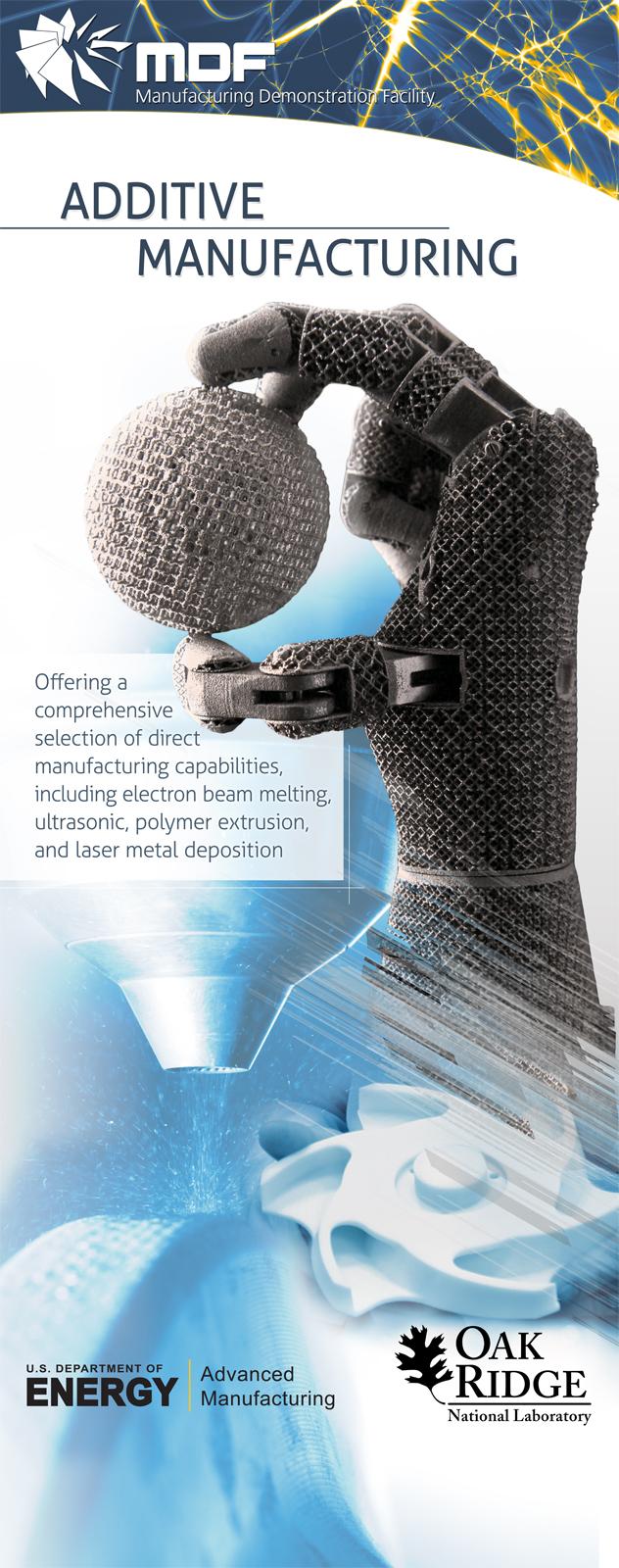 Additive Manufacturing R&D Developing advanced materials Titanium alloys, Ni superalloys, stainless and ultra highstrength steels High-strength, carbon-reinforced polymers Implementing advanced