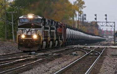 and more facts A rail tank car carries about 30,000 gallons ( 42 gallons/barrel = about 700 barrels).