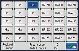 Standard operating display HR-530 (810-237) Statistical calculation