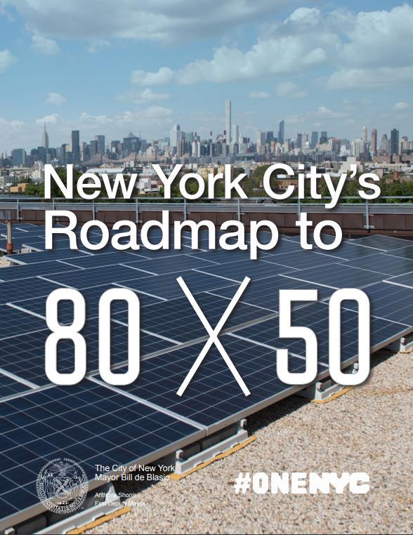 National Examples NYC 80x50 Plan 100% implementation of performance-based energy