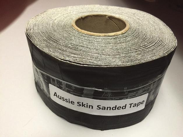 L.A. RR#: 26044 TECH DATA SHEET Sections - 071000 / 071300 / 071353 / 071354 Aussie Skin Sanded Tape Sanded Tape for AVM Aussie Skin Waterproofing System Section 071000 / 071300 / 071353 / 071354