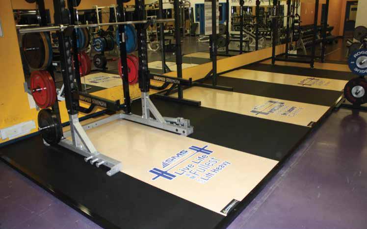 OLYMPIC AND POWER LIFTING STATIONS 6 ft. x 8 ft.