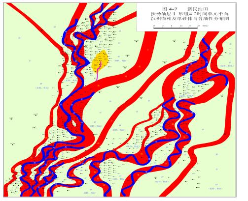 lithologic trap,poor reservoir continuity thin interbedded sandstone and mudstone variable reservoir thickness and