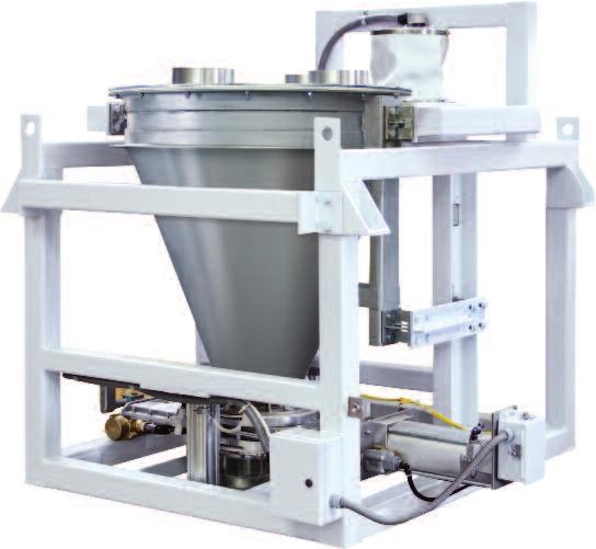 Volumetric Feeder PRODUCT A Batch/Dump (multi-ingredient) - metering (sequentially) into a Model 403B(D) Weigh Hopper to individually preset batch weights and then discharge the contents on command.