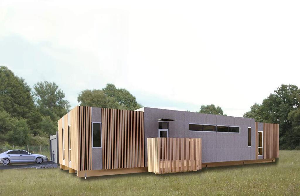Adapted from the French PopUp House, BoomShack is a modular system of precut lightweight elements. A kit of parts is delivered and in only 3 weeks the frame of the building can be built.