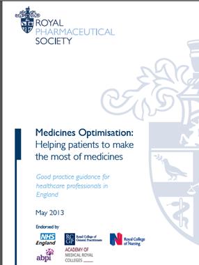 at the right time RPS, Medicines Optimisation:
